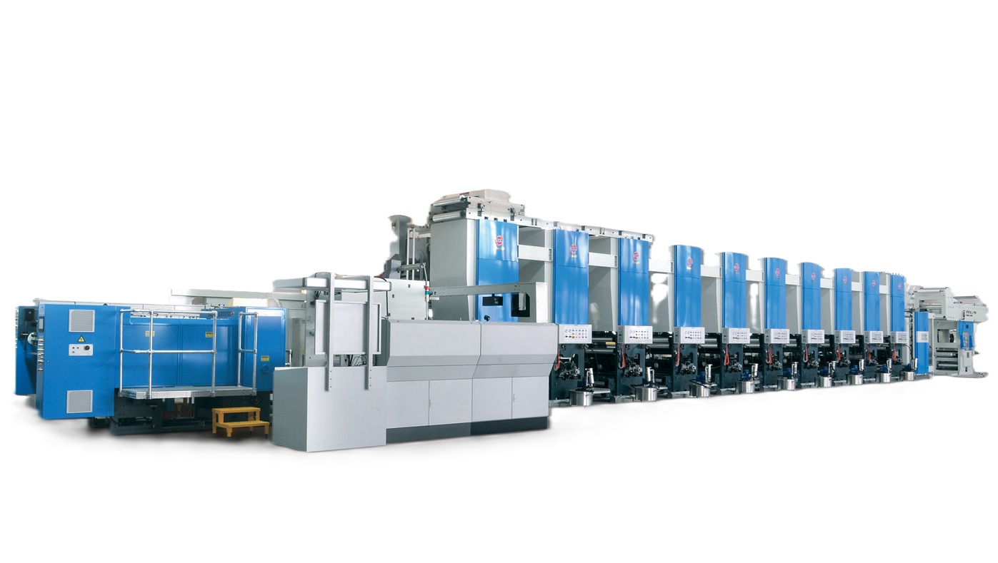 下走料烟标印刷机